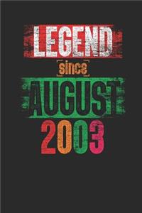 Legend Since August 2003