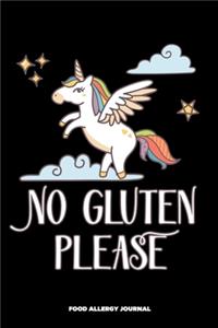 No Gluten Please Food Allergy Journal