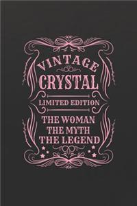 Vintage Crystal Limited Edition the Woman the Myth the Legend