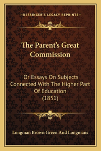 The Parent's Great Commission