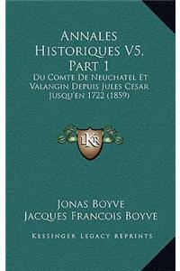 Annales Historiques V5, Part 1