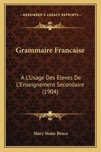 Grammaire Francaise