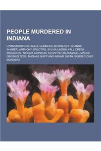 People Murdered in Indiana