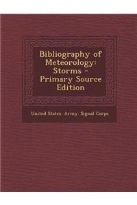 Bibliography of Meteorology