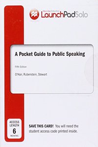 Launchpad Solo for a Pocket Guide to Public Speaking (Six Month Access)
