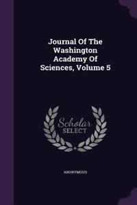Journal of the Washington Academy of Sciences, Volume 5