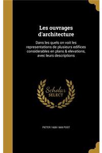 Les ouvrages d'architecture