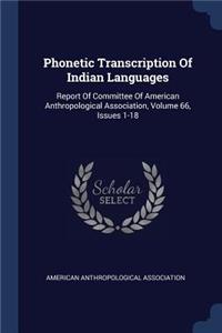 Phonetic Transcription Of Indian Languages