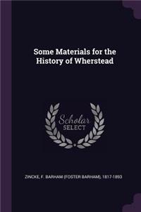 Some Materials for the History of Wherstead