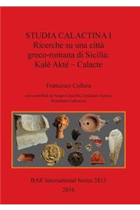 Studia Calactina I - Ricerche su una città greco-romana di Sicilia