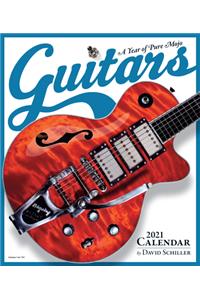 Guitars Wall Calendar 2021