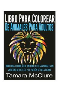 Libro Para Colorear De Animales Para Adultos