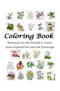 Botanical Art Coloring Book