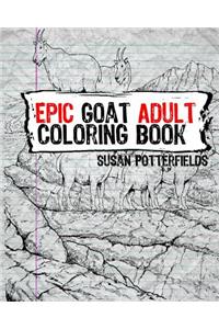 Epic Goat Adult Coloring Book