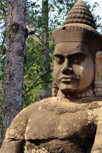 An Ancient Guardian Statue at Angkor Thom Cambodia Journal