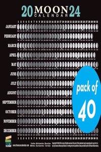 2024 Moon Calendar Card (40 Pack)