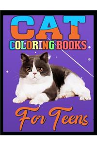 cat coloring books for Teens