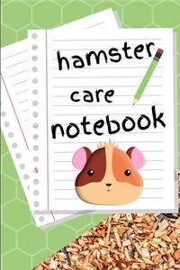 Hamster Care Notebook
