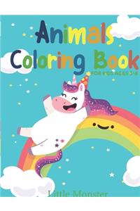 Animals colouring books