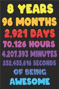 8 Years Of Being Awesome