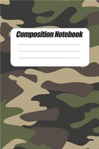 Nifty Notebook Dark Green Camouflage