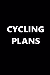 2020 Weekly Planner Sports Theme Cycling Plans Black White 134 Pages