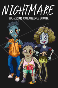 Nightmare Horror Coloring Book