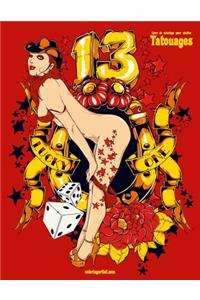 Livre de coloriage pour adultes Tatouages