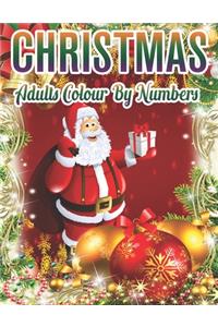 Christmas Adults Colour By Numbers