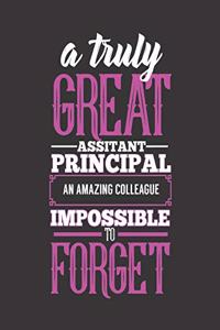 A Truly Great Assistant Principal an Amazing Colleague Impossible to Forget
