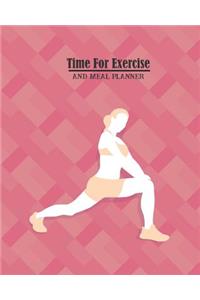 Time for Exercise and Meal Planner