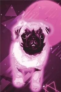 Pug Journal 80s Neon (Vol 6)