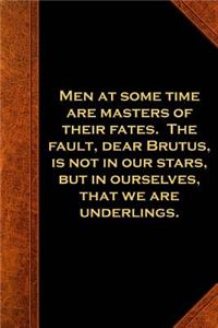 2019 Weekly Planner Shakespeare Quote Fault In Our Stars 134 Pages