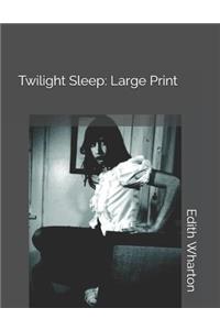 Twilight Sleep: Large Print
