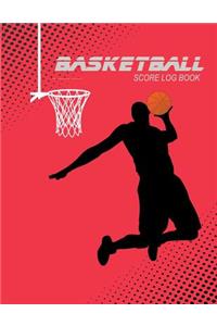 Basketball Score Log Book