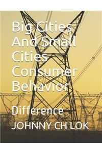 Big Cities And Small Cities Consumer Behavior