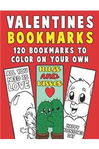 Valentines Bookmarks 120 Bookmarks to Color On Your Own