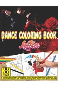 Dance Coloring Book Latin