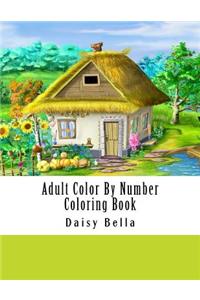 Adult Color By Number Coloring Book
