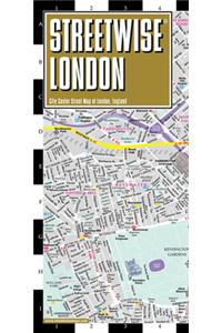 Streetwise London Map - Laminated City Center Street Map of London, England