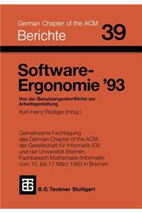 Software-Ergonomie '93