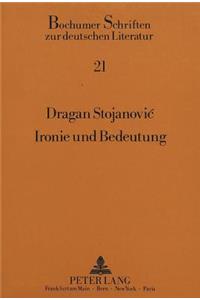 Ironie Und Bedeutung