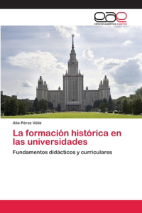 formación histórica en las universidades