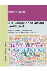 Als Compliance Officer zertifiziert