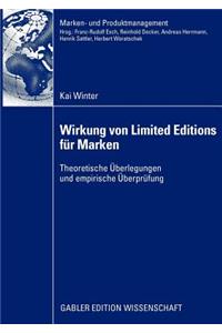 Wirkung Von Limited Editions Für Marken