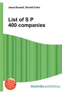 List of S P 400 Companies