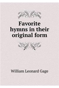 Favorite Hymns in Their Original Form