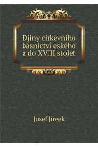 Djiny Církevního Básnictví Eského a Do XVIII Stolet