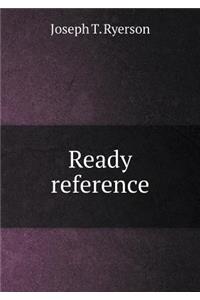 Ready Reference