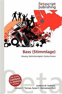 Bass (Stimmlage)